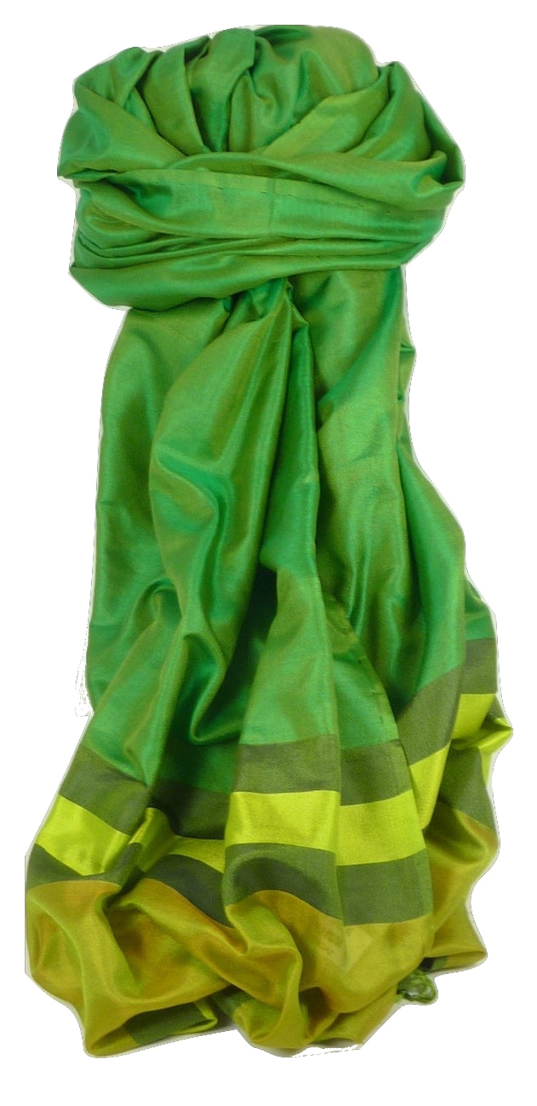 Varanasi Border Sciarpa di Seta Heritage Goswami 702 da Pashmina & Silk