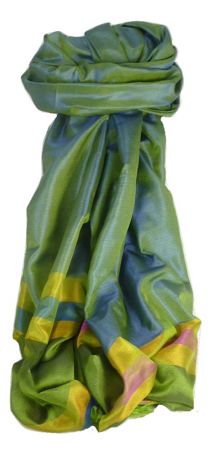Varanasi Border Sciarpa di Seta Heritage Goswami 704 da Pashmina & Silk