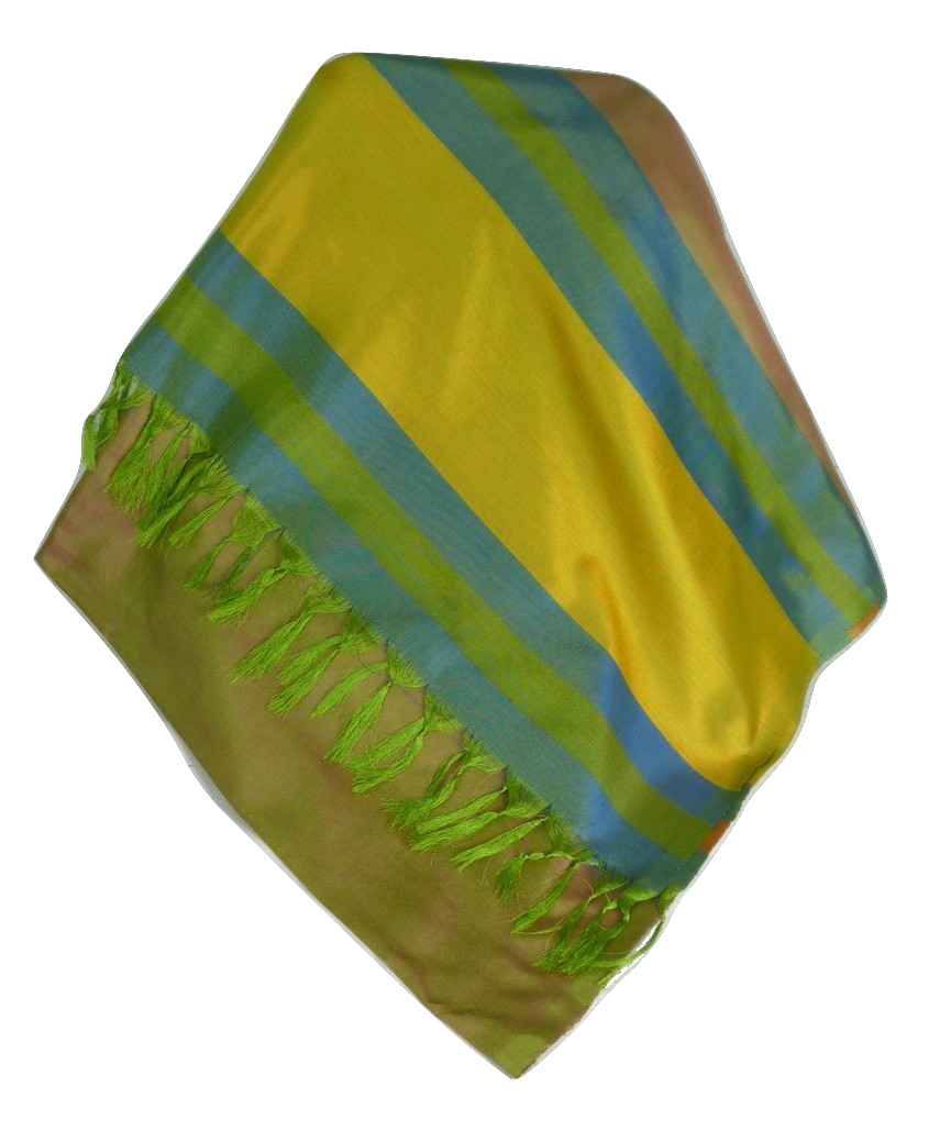 Varanasi Border Sciarpa di Seta Heritage Goswami 706 da Pashmina & Silk