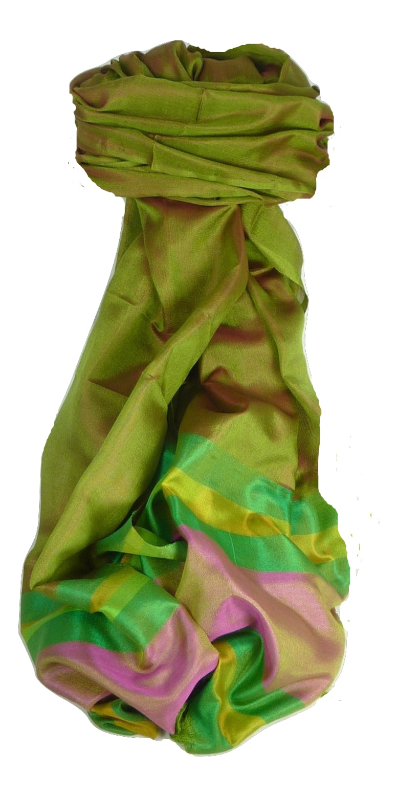 Varanasi Border Sciarpa di Seta Heritage Goswami 707 da Pashmina & Silk
