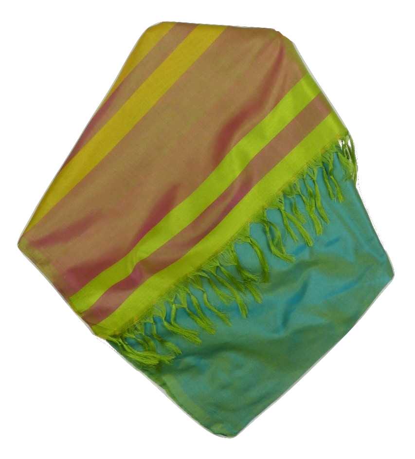 Varanasi Border Sciarpa di Seta Heritage Goswami 710 da Pashmina & Silk