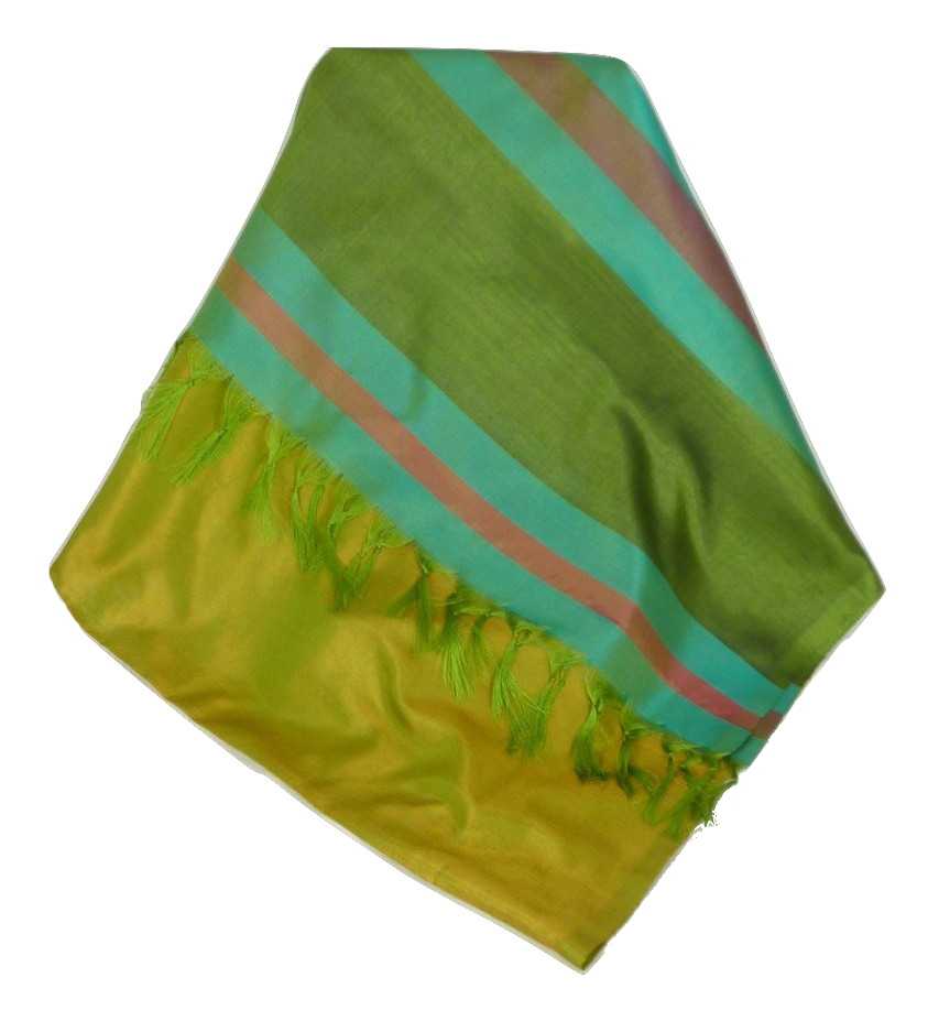 Varanasi Border Sciarpa di Seta Heritage Goswami 711 da Pashmina & Silk