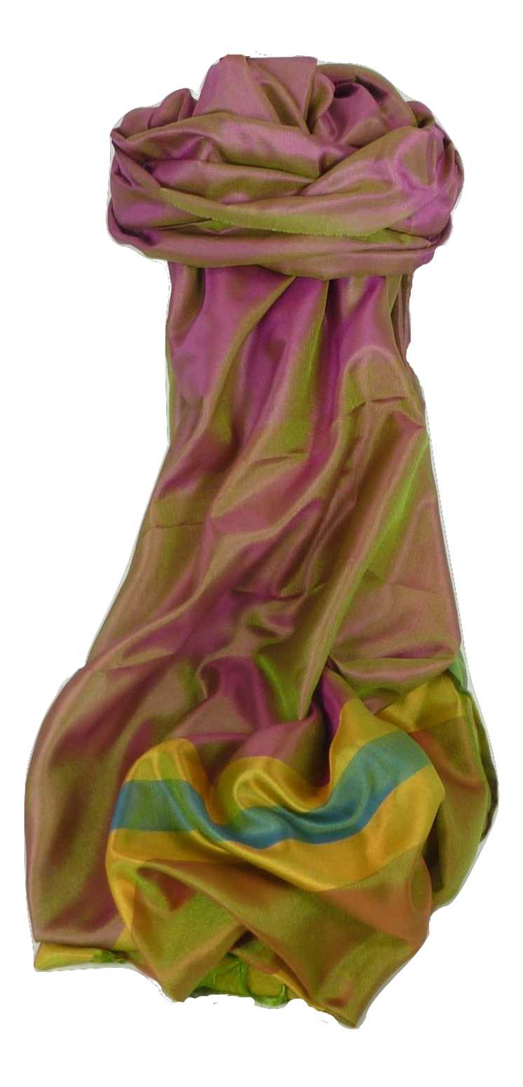 Varanasi Border Sciarpa di Seta Heritage Goswami 712 da Pashmina & Silk