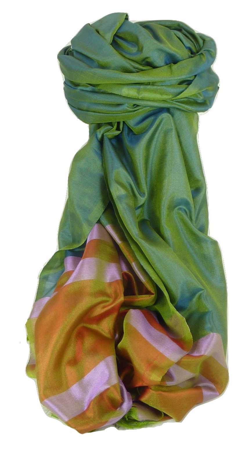Varanasi Border Sciarpa di Seta Heritage Goswami 713 da Pashmina & Silk