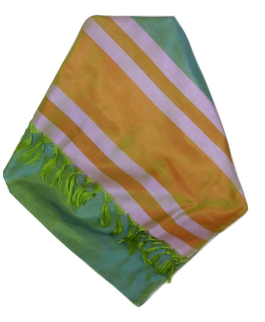 Varanasi Border Sciarpa di Seta Heritage Goswami 713 da Pashmina & Silk