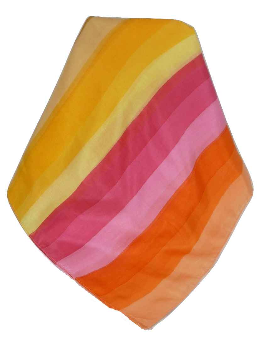 Mulberry Silk Classic Long Scarf Asmar Rainbow Palette by Pashmina & Silk