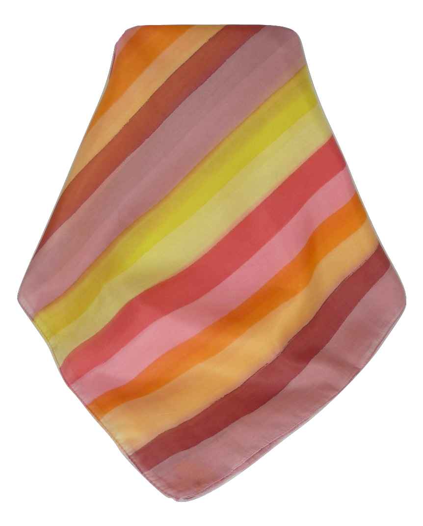 Sciarpa Lunga di Seta di Gelso Classic Rainbow Barad da Pashmina & Silk