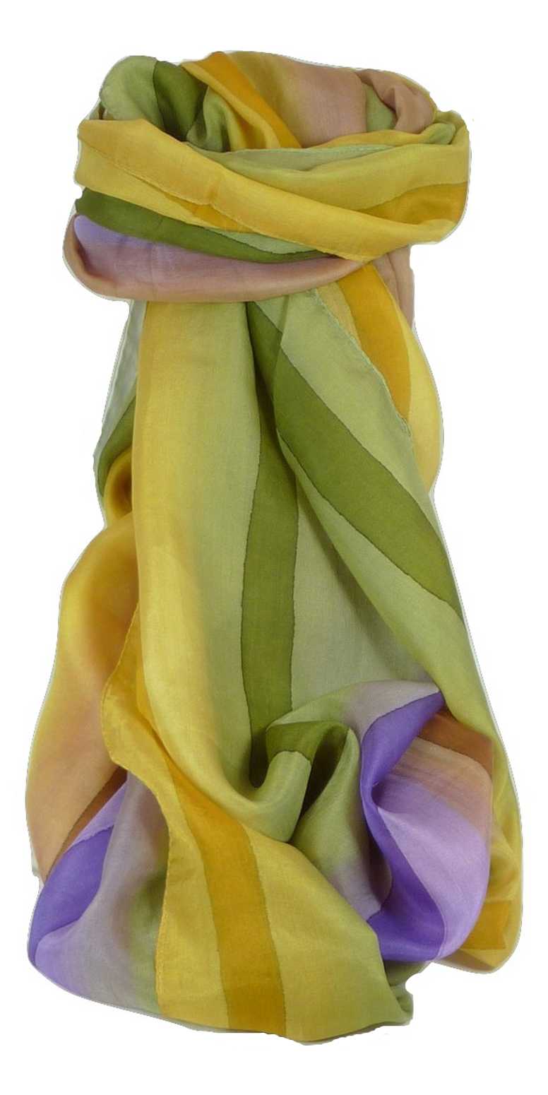 Sciarpa Lunga di Seta di Gelso Classic Rainbow Chawla da Pashmina & Silk