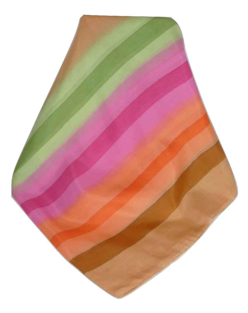Sciarpa Lunga di Seta di Gelso Classic Rainbow Dada da Pashmina & Silk