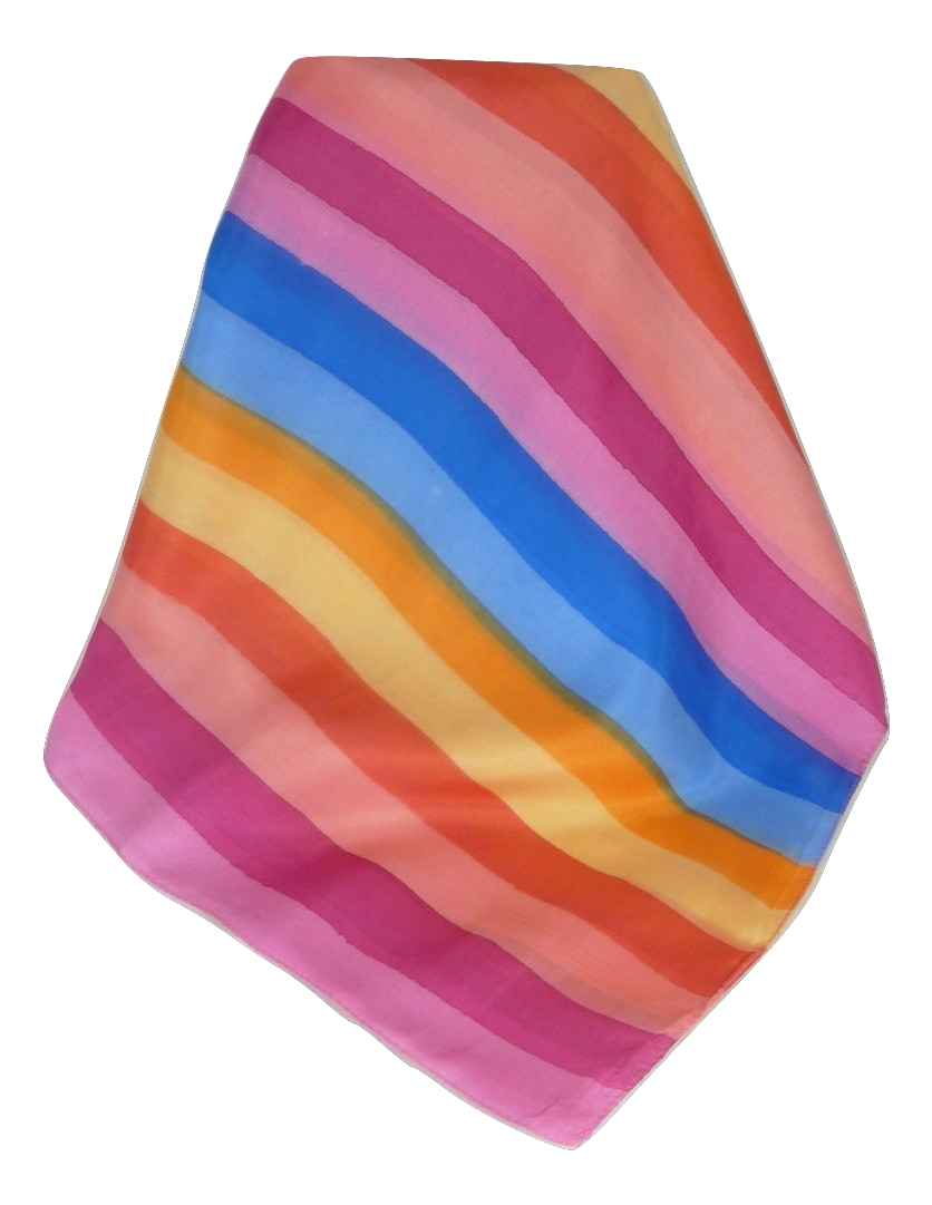 Sciarpa Lunga di Seta di Gelso Classic Rainbow Deo da Pashmina & Silk