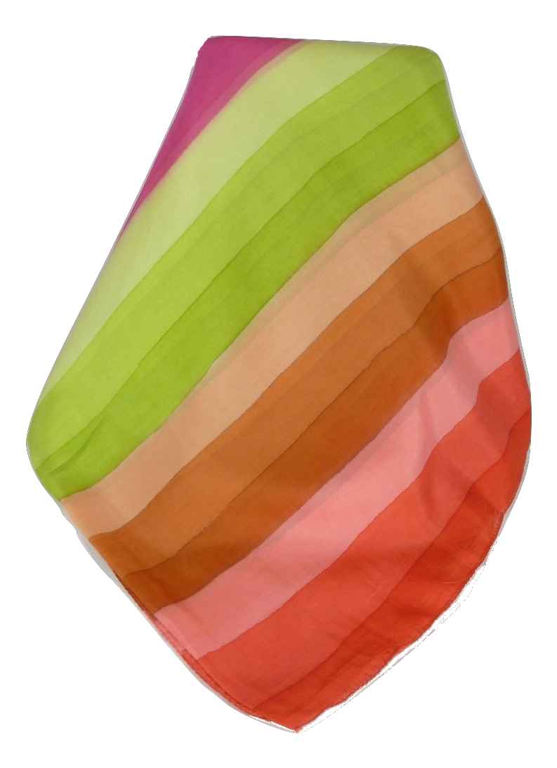 Sciarpa Lunga di Seta di Gelso Classic Rainbow Gala da Pashmina & Silk