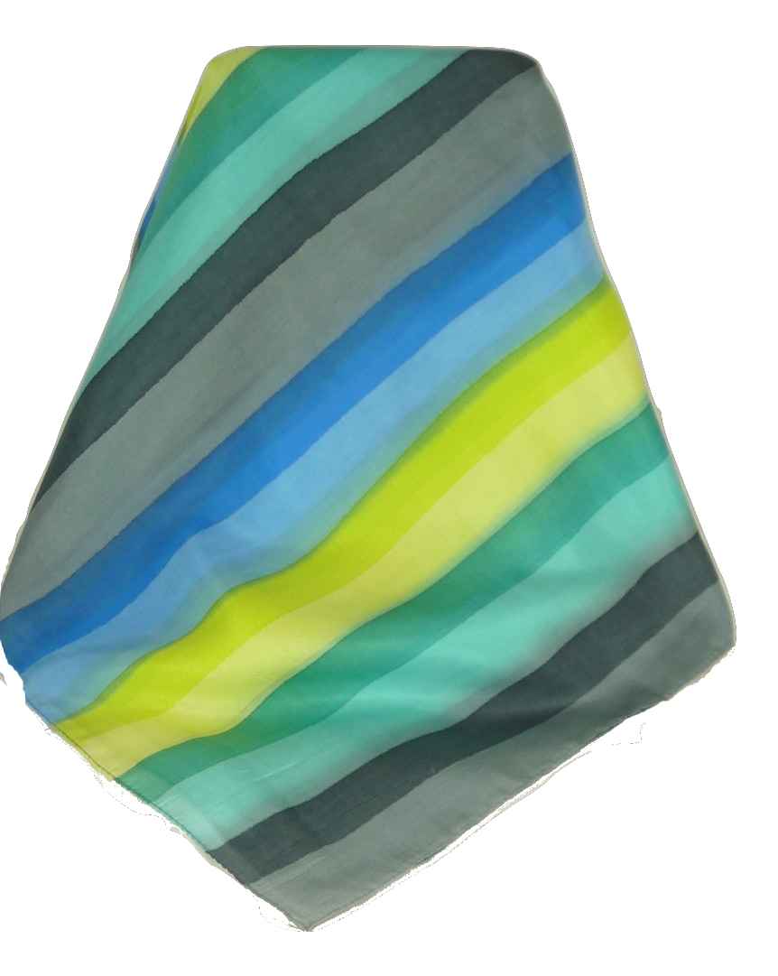 Sciarpa Lunga di Seta di Gelso Classic Rainbow Gour da Pashmina & Silk