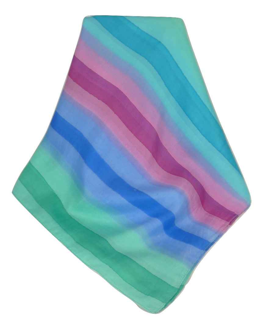 Sciarpa Lunga di Seta di Gelso Classic Rainbow Joshi da Pashmina & Silk
