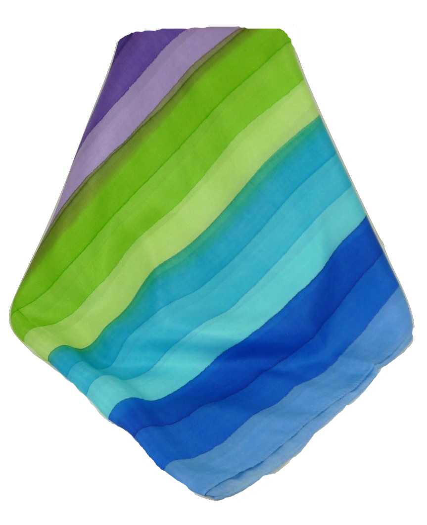 Sciarpa Lunga di Seta di Gelso Classic Rainbow Kalita da Pashmina & Silk