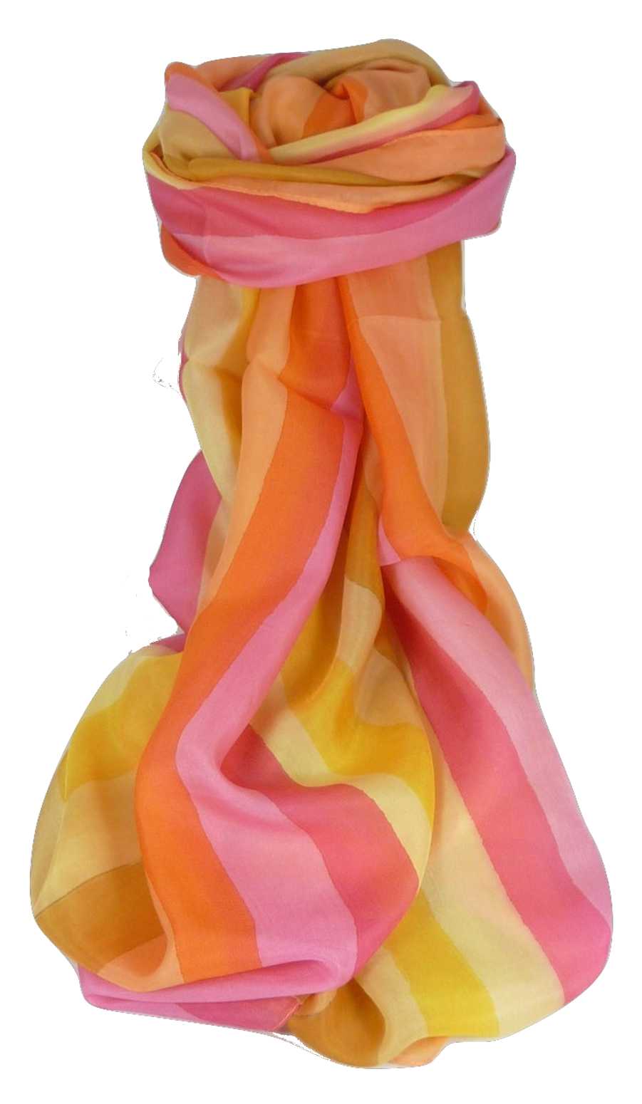 Sciarpa Lunga di Seta di Gelso Classic Rainbow Kar da Pashmina & Silk