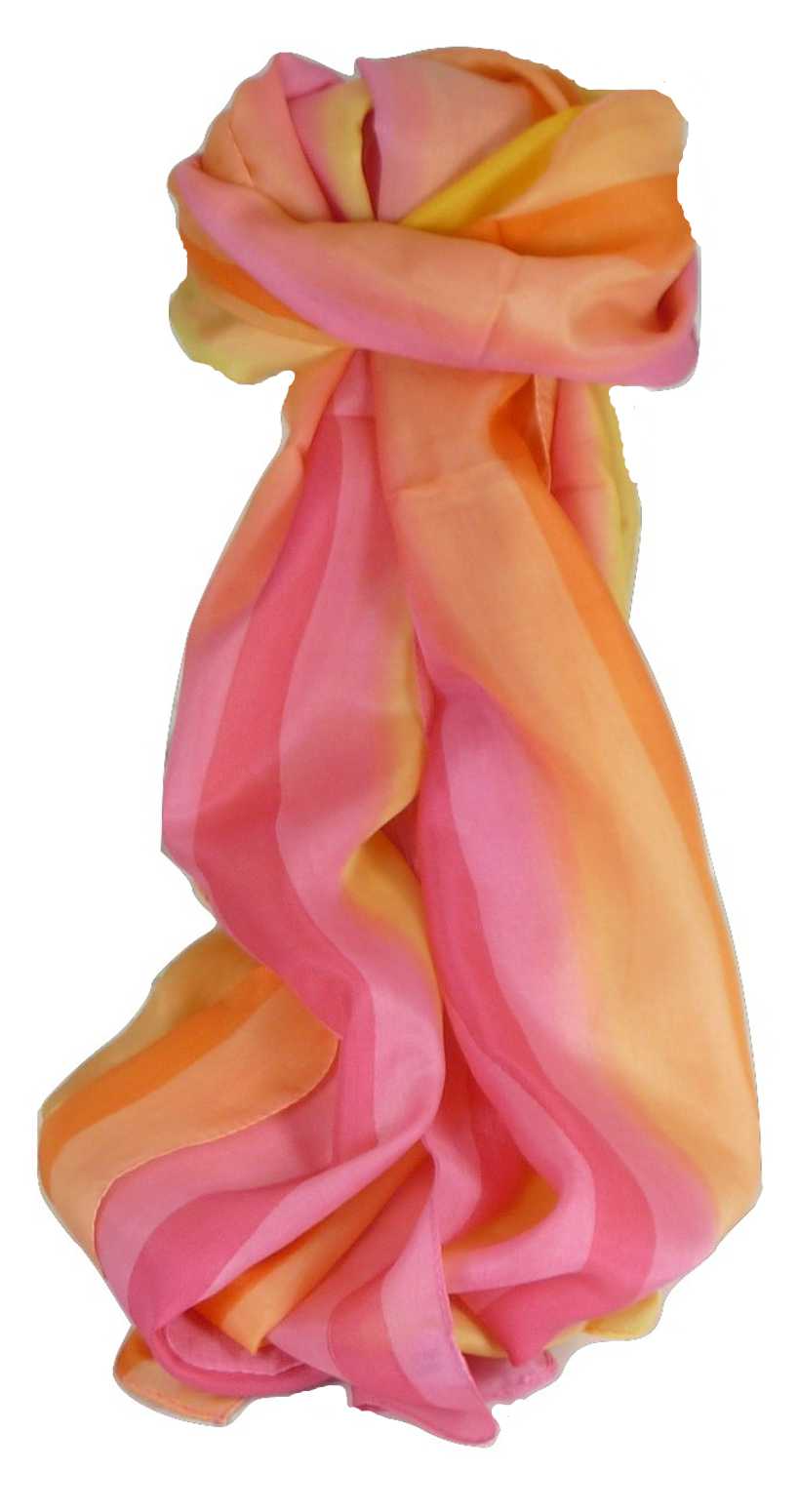 Sciarpa Lunga di Seta di Gelso Classic Rainbow Keer da Pashmina & Silk