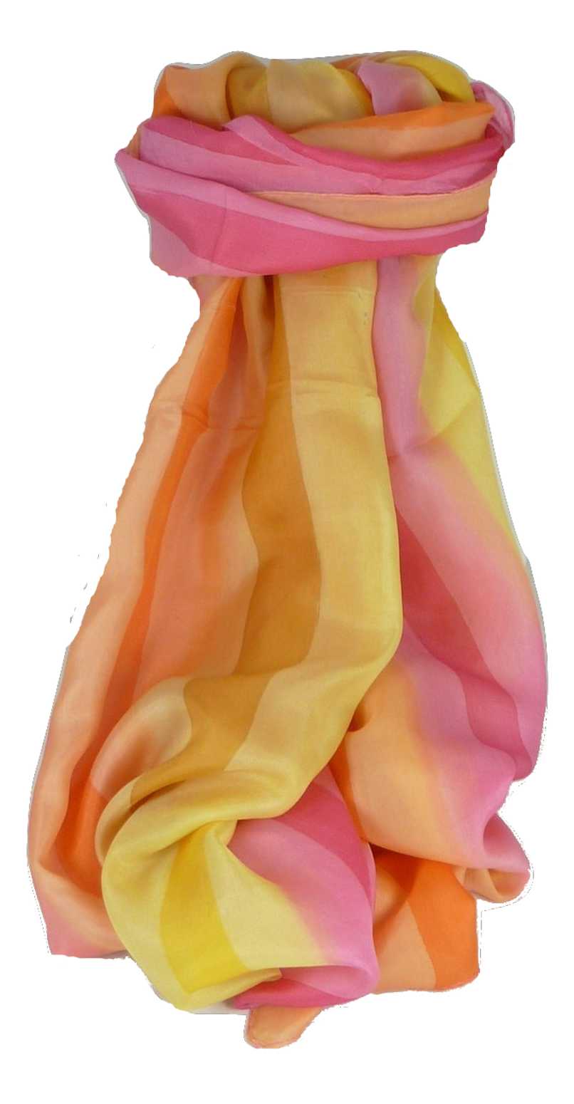 Sciarpa Lunga di Seta di Gelso Classic Rainbow Krish da Pashmina & Silk