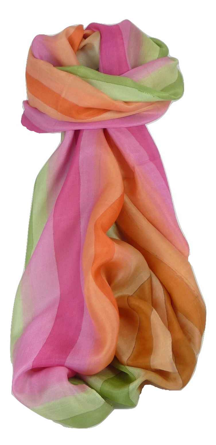Sciarpa Lunga di Seta di Gelso Classic Rainbow Kulkani da Pashmina & Silk
