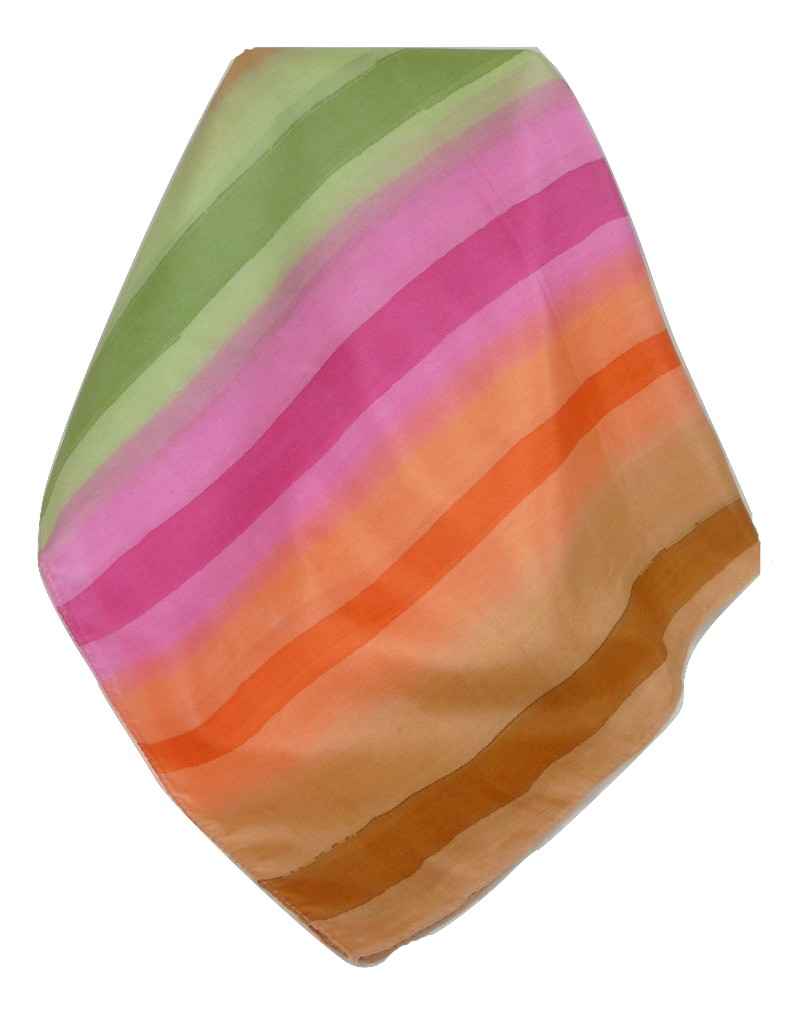 Sciarpa Lunga di Seta di Gelso Classic Rainbow Kulkani da Pashmina & Silk