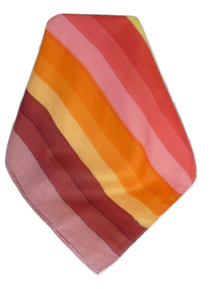 Sciarpa Lunga di Seta di Gelso Classic Rainbow Lamba da Pashmina & Silk