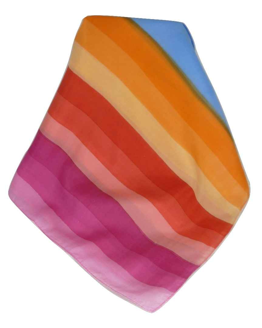 Sciarpa Lunga di Seta di Gelso Classic Rainbow Malhotra da Pashmina & Silk