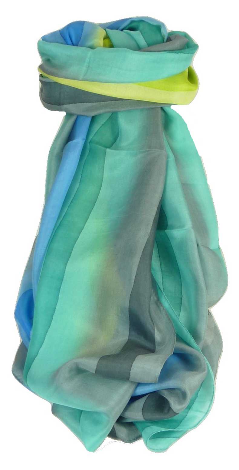 Sciarpa Lunga di Seta di Gelso Classic Rainbow Manju da Pashmina & Silk