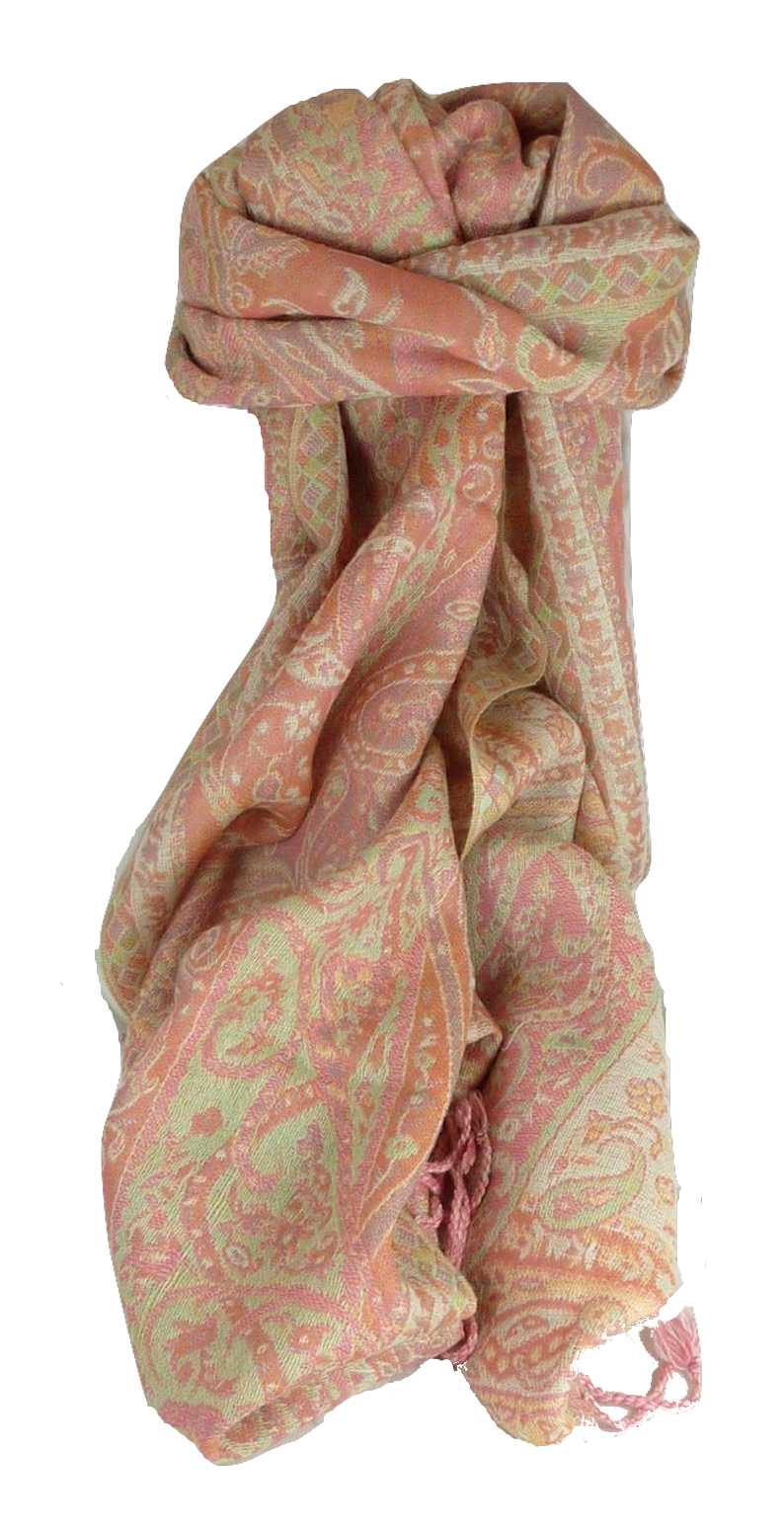 Muffler Foulard ID 3753 Laine Pashmina Très Fin de la Gamme Heritage de Pashmina & Silk