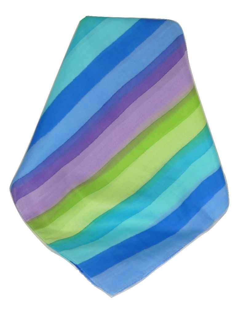 Sciarpa Lunga di Seta di Gelso Classic Rainbow Mati da Pashmina & Silk