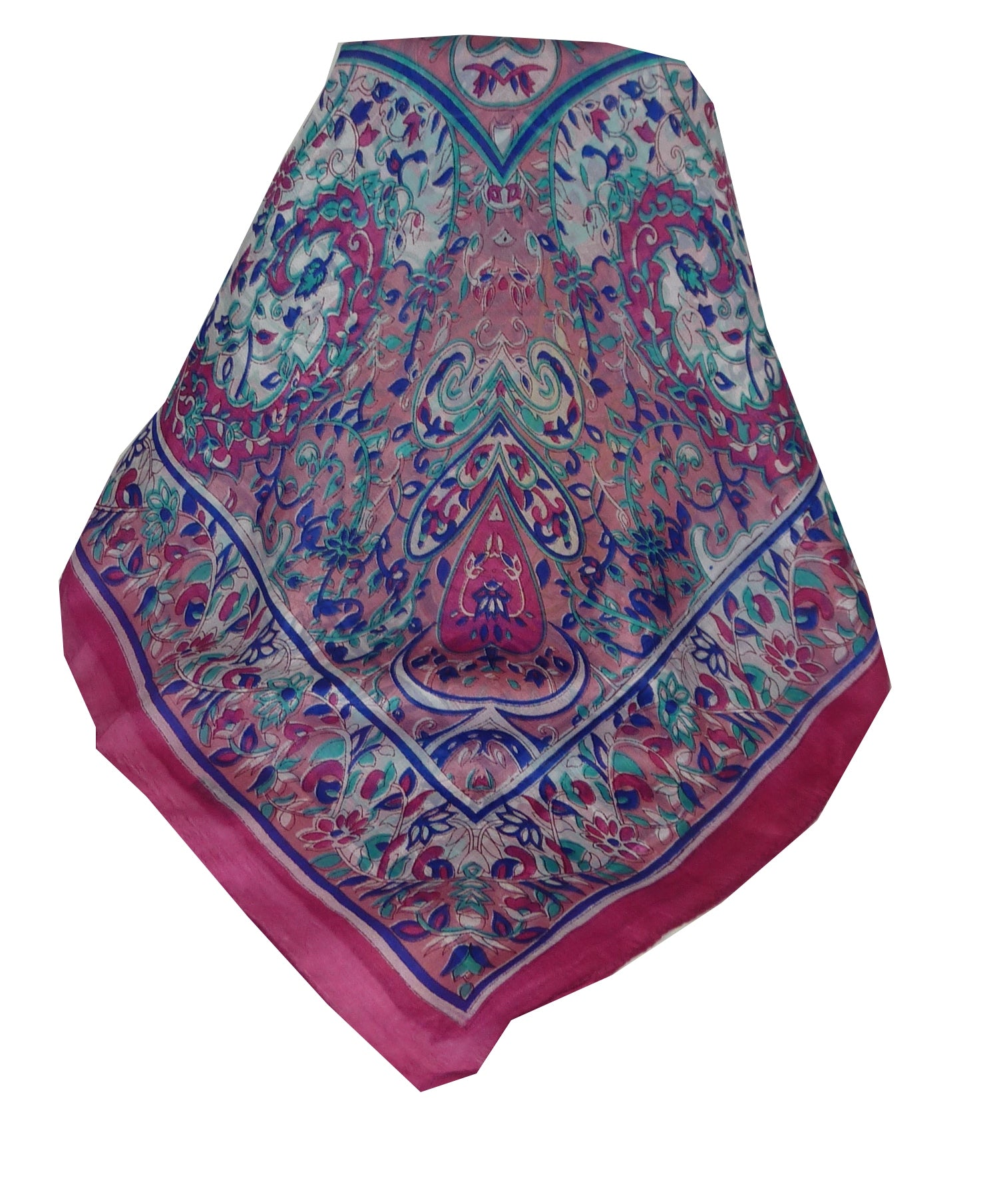  Écharpe Classic Soie de Mûrier Alisha Pink de Pashmina & Silk