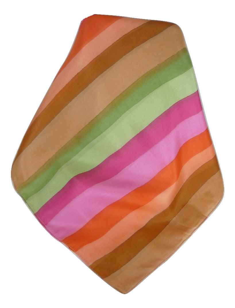 Sciarpa Lunga di Seta di Gelso Classic Rainbow Muthu da Pashmina & Silk