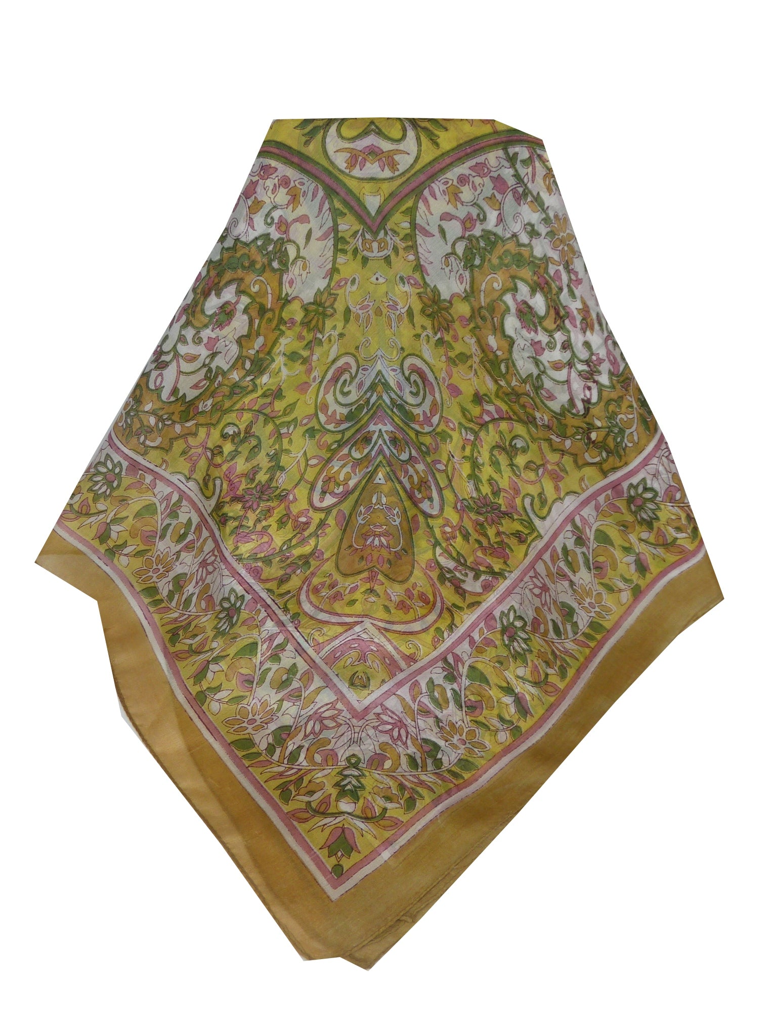  Écharpe Classic Soie de Mûrier Alisha Gold de Pashmina & Silk