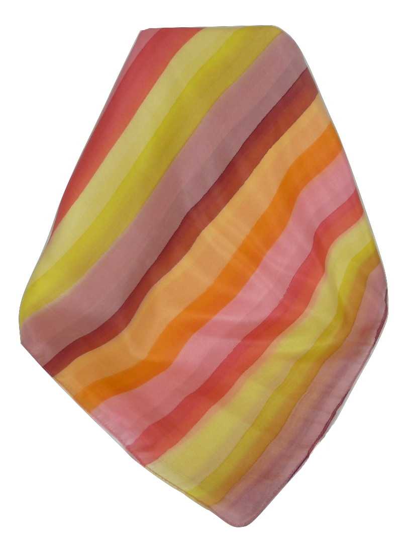 Sciarpa Lunga di Seta di Gelso Classic Rainbow Neel da Pashmina & Silk