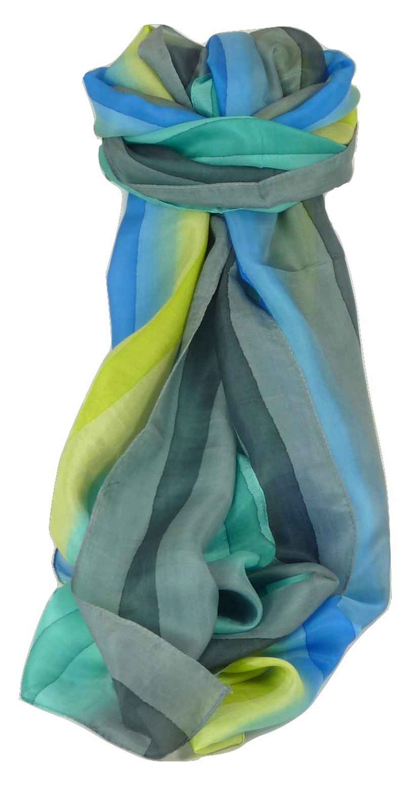 Sciarpa Lunga di Seta di Gelso Classic Rainbow Nita da Pashmina & Silk