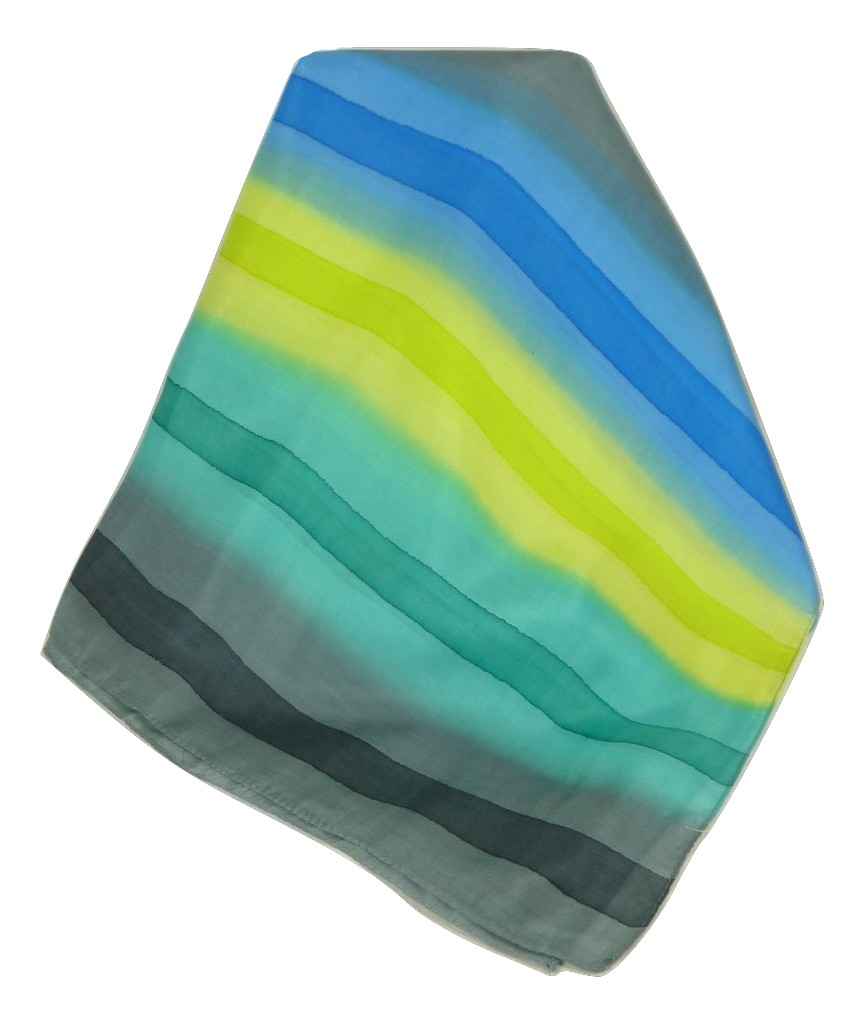 Sciarpa Lunga di Seta di Gelso Classic Rainbow Nita da Pashmina & Silk