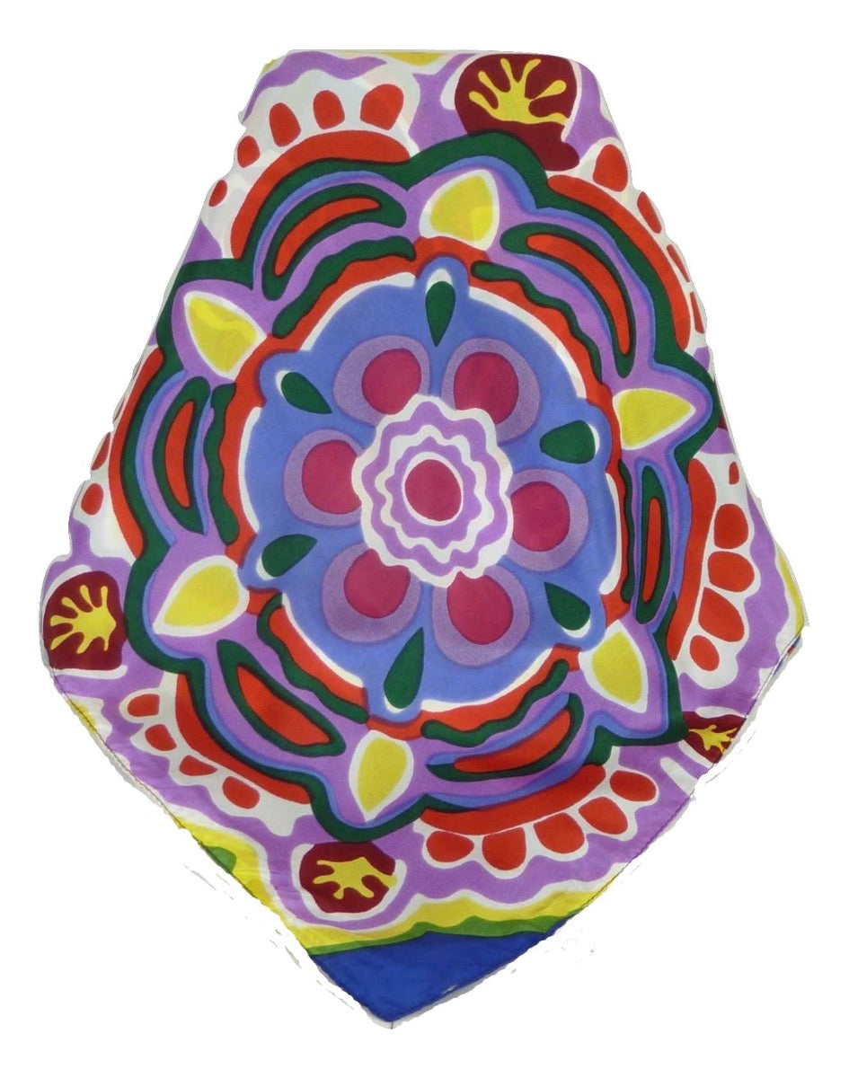 Mulberry Silk Classic Long Scarf Anju Multicolor by Pashmina & Silk