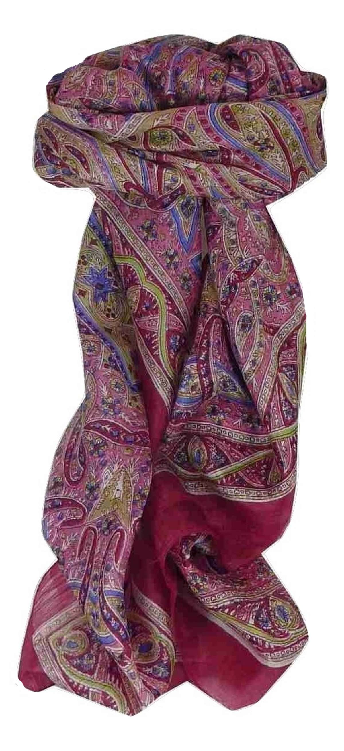 Echarpe Traditional Soie de Mûrier Yamuna Rose de Pashmina & Silk 