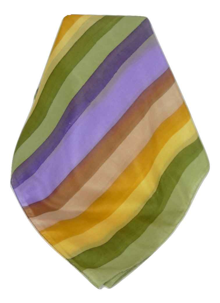 Sciarpa Lunga di Seta di Gelso Classic Rainbow Prasad da Pashmina & Silk
