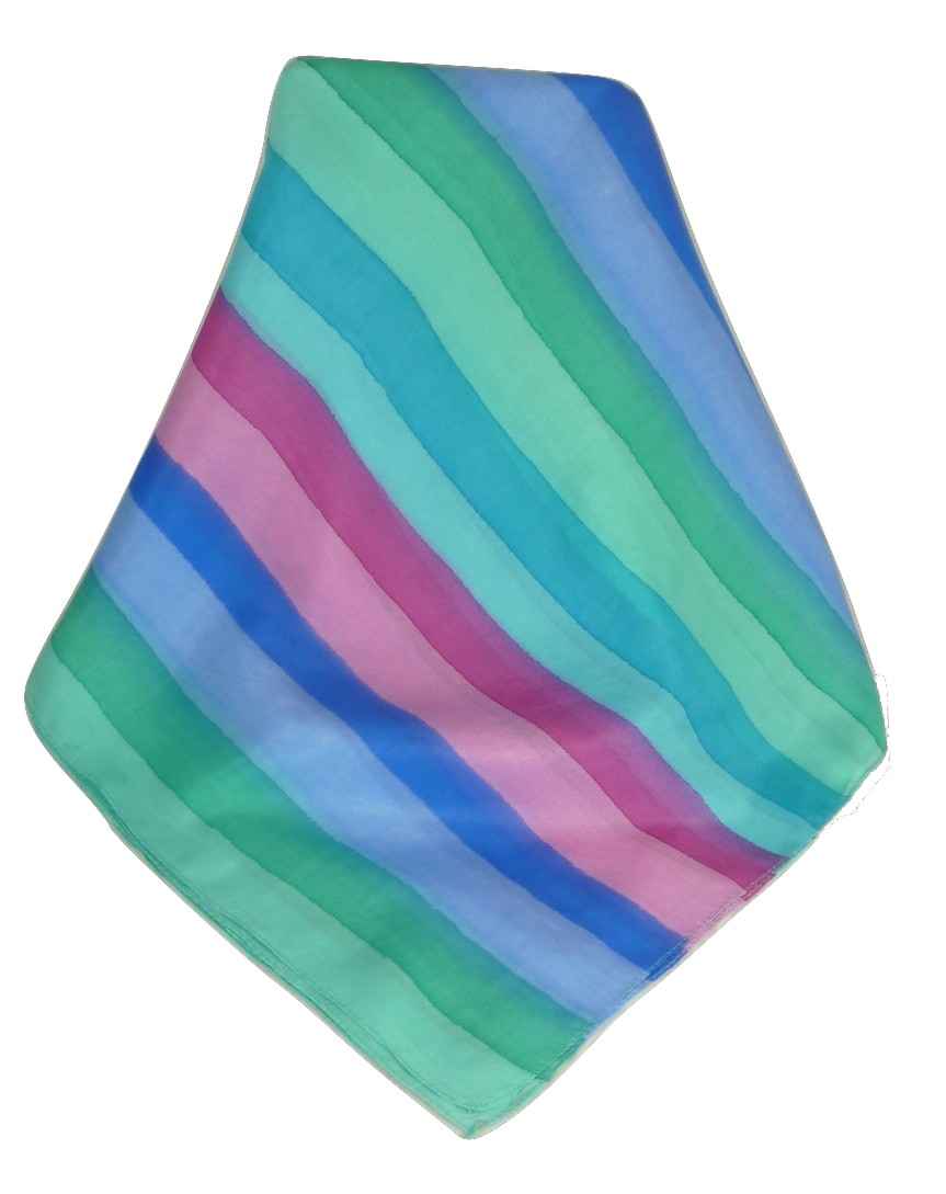 Sciarpa Lunga di Seta di Gelso Classic Rainbow Preety da Pashmina & Silk