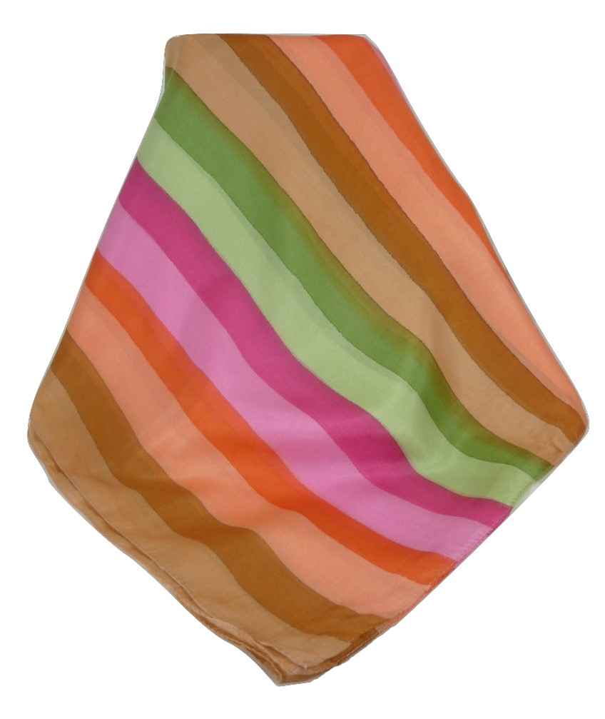 Sciarpa Lunga di Seta di Gelso Classic Rainbow Salvi da Pashmina & Silk