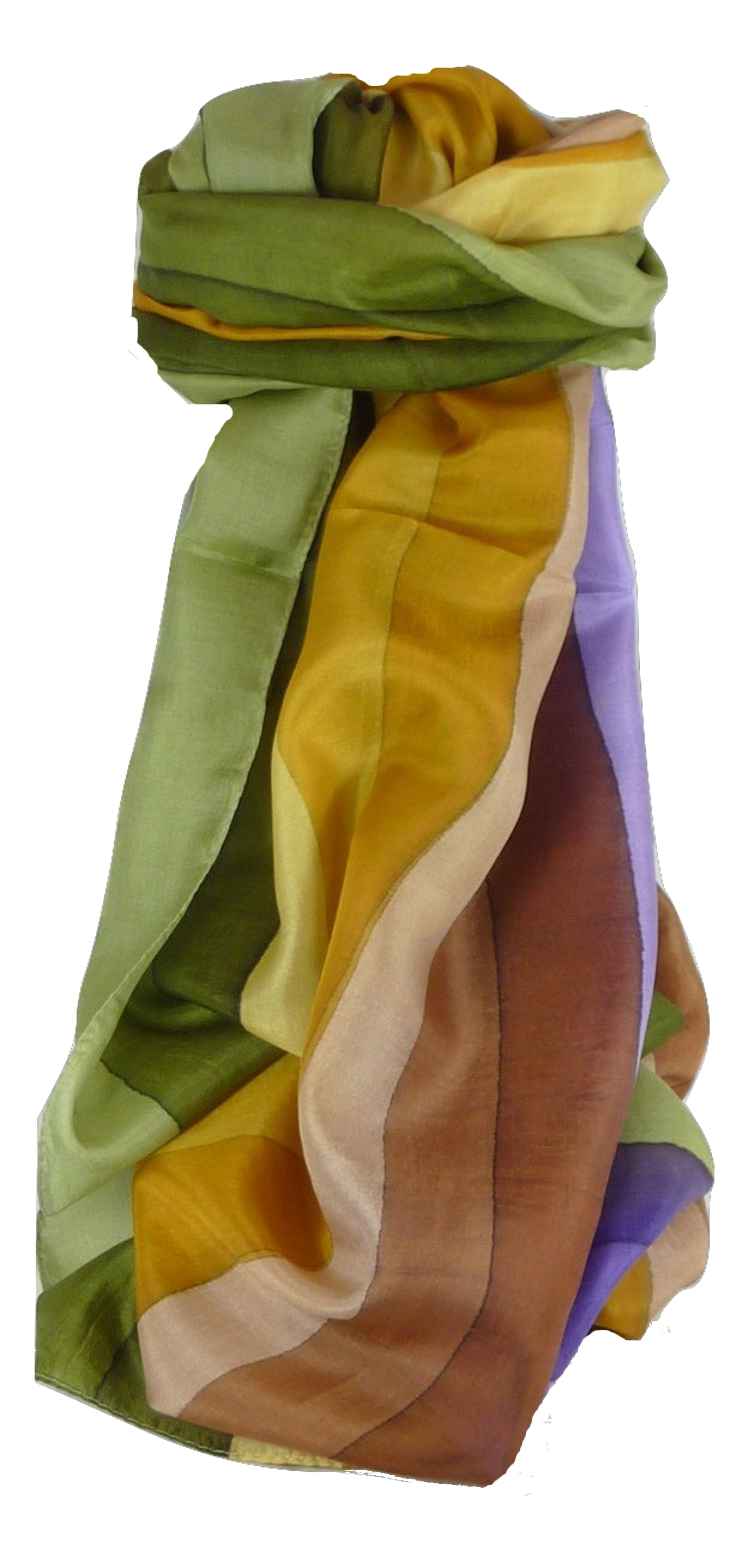 Sciarpa Lunga di Seta di Gelso Classic Rainbow Sharma da Pashmina & Silk