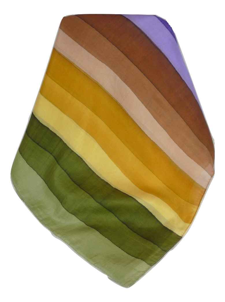 Sciarpa Lunga di Seta di Gelso Classic Rainbow Sharma da Pashmina & Silk