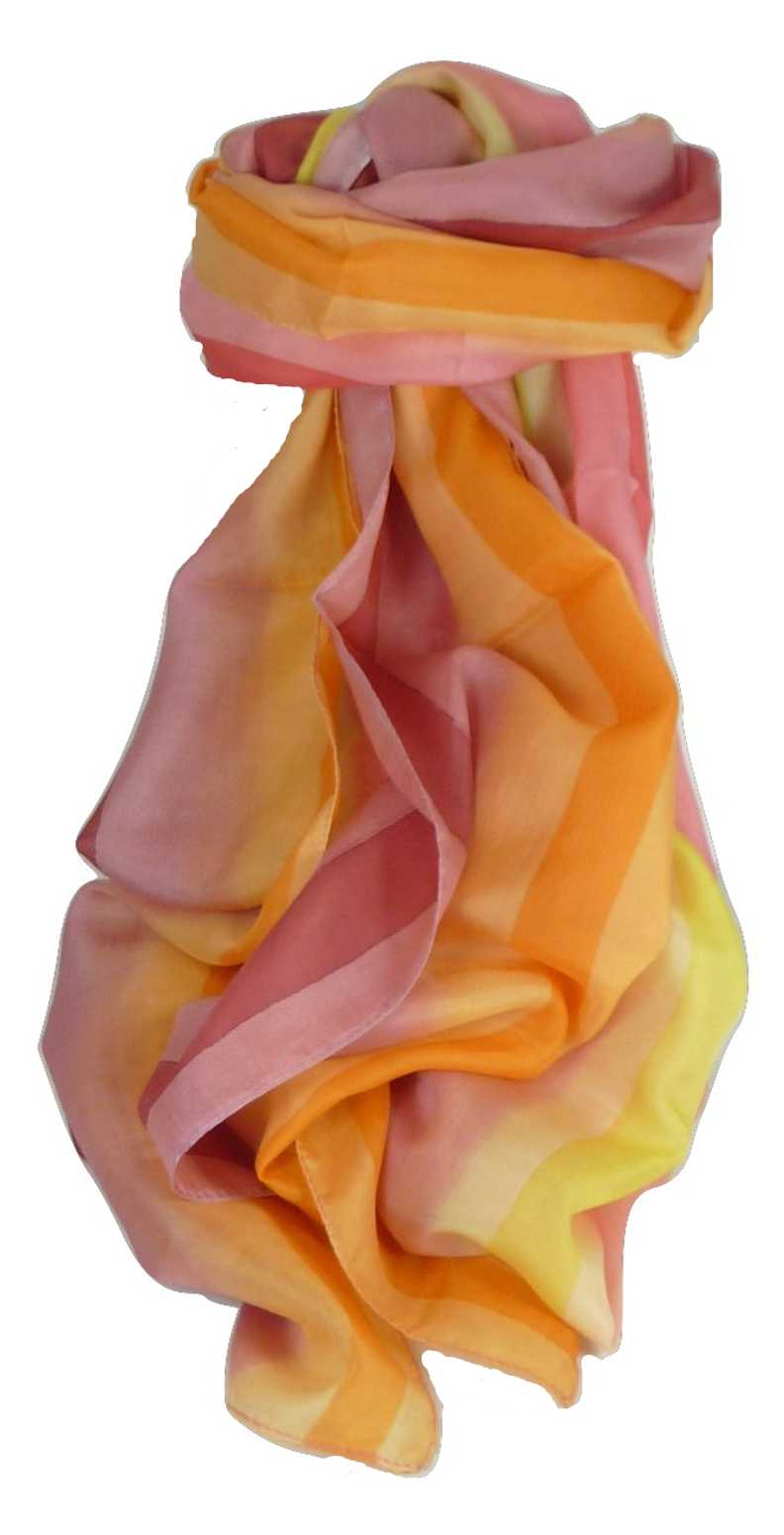 Sciarpa Lunga di Seta di Gelso Classic Rainbow Tygal da Pashmina & Silk