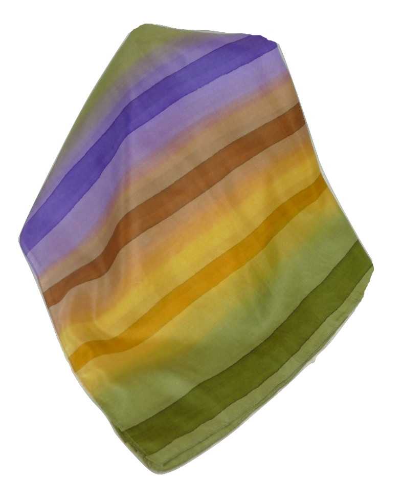 Sciarpa Lunga di Seta di Gelso Classic Rainbow Verma da Pashmina & Silk