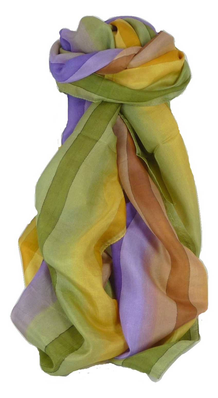 Sciarpa Lunga di Seta di Gelso Classic Rainbow Verma da Pashmina & Silk
