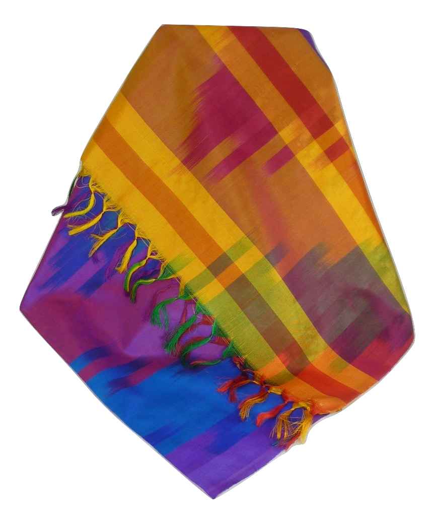 Varanasi Ekal Premium Silk Long Scarf Heritage Persad 4 by Pashmina & Silk