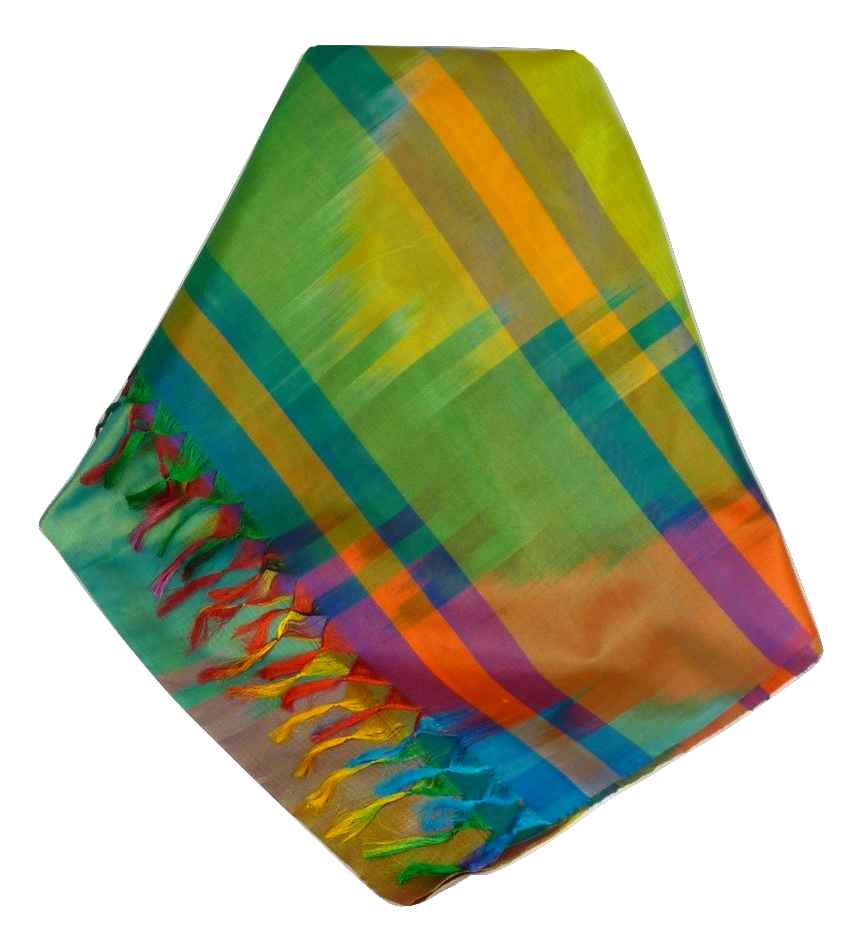 Varanasi Ekal Premium Silk Long Scarf Heritage Persad 6 by Pashmina & Silk
