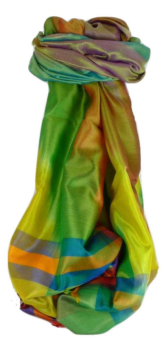 Varanasi Ekal Premium Silk Long Scarf Heritage Persad 6 by Pashmina & Silk