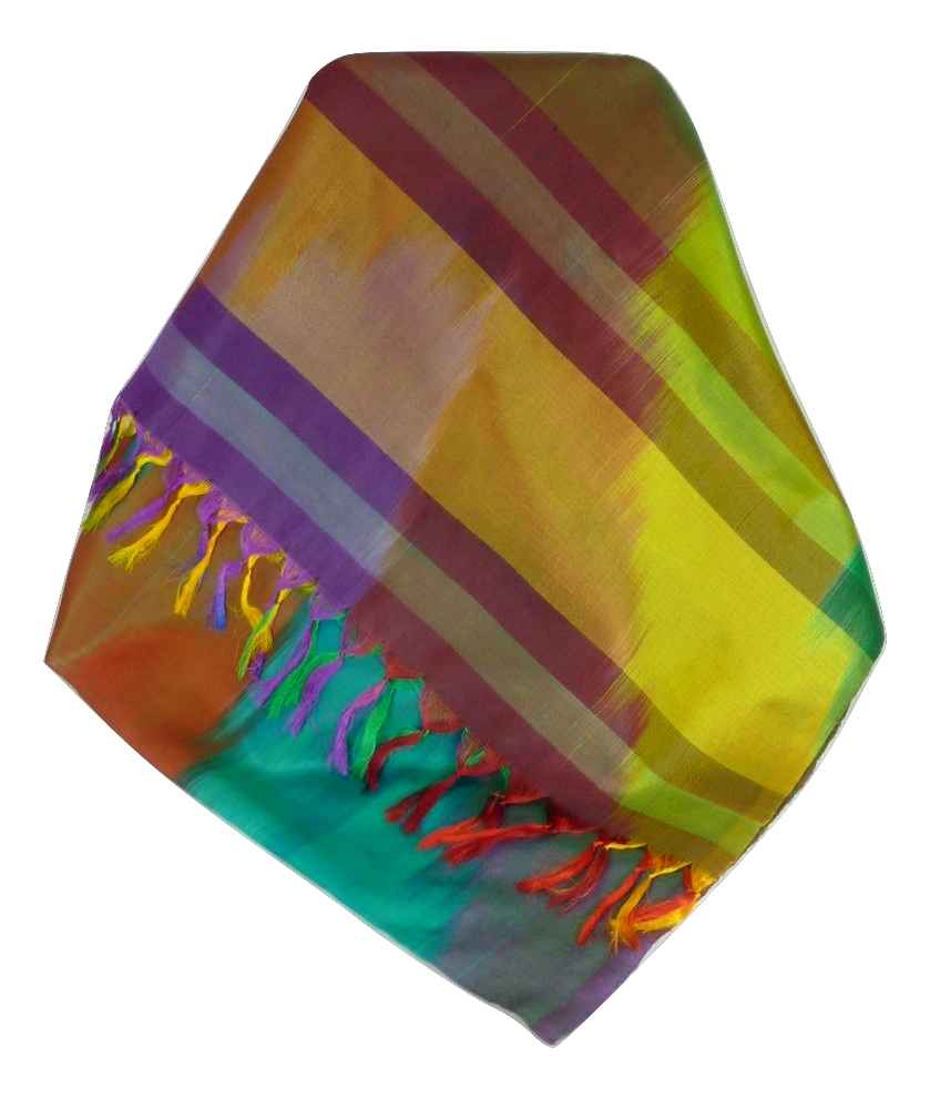 Varanasi Premium Silk Long Scarf 9899 GIFT BOX WRAPPED by Pashmina & Silk