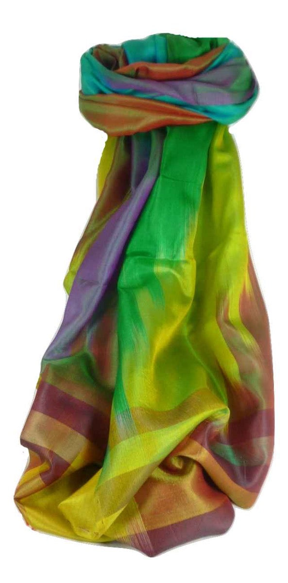 Varanasi Ekal Premium Silk Long Scarf Heritage Persad 8 by Pashmina & Silk