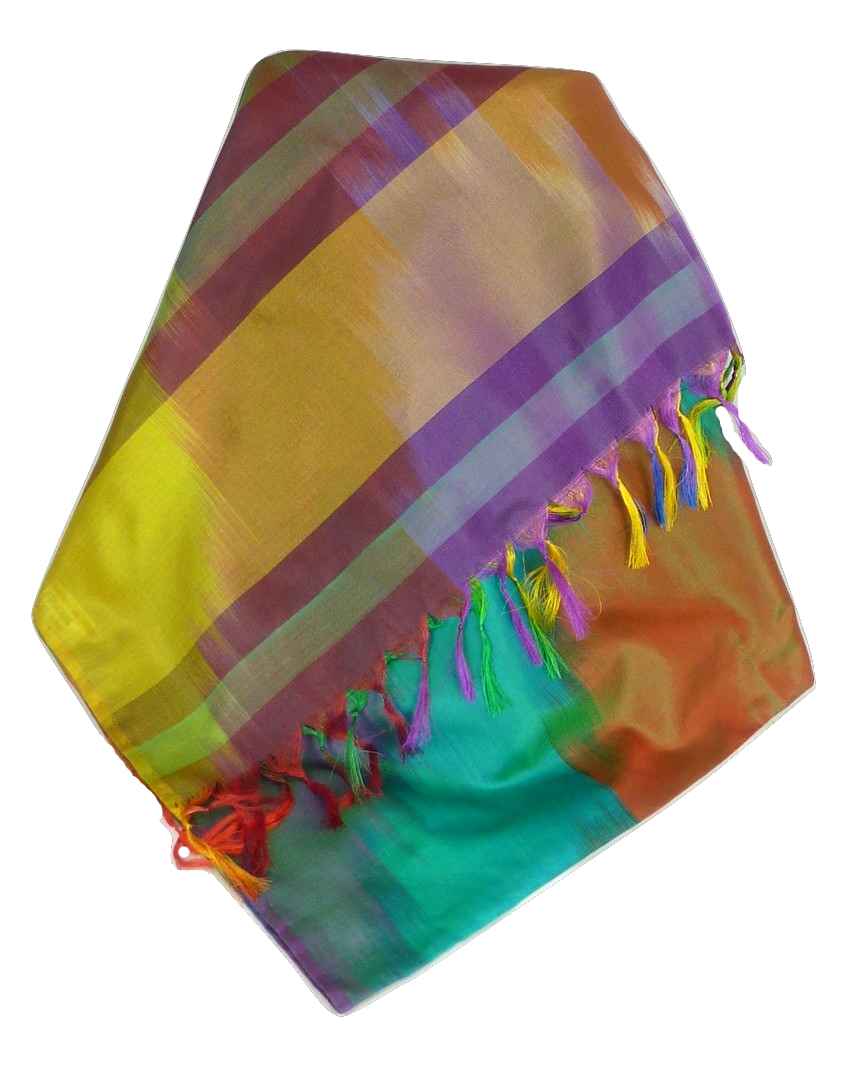 Varanasi Ekal Premium Silk Long Scarf Heritage Persad 10 by Pashmina & Silk